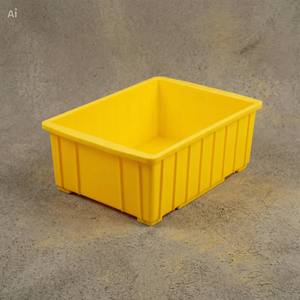 OEM Custom PP Eco-Friendly Solid <b>Stackable</b> Plastic Storage <b>Crate</b> Box for Warehouse Use - Product Image 2