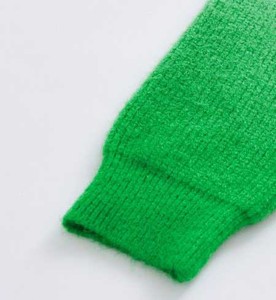 เสื้อสเวตเตอร์ถักคอวี ระบายอากาศได้ดี สำหรับผู้หญิง แขนยาว สีพื้น เสื้อจั๊มเปอร์ สตรีทแวร์ แฟชั่น เสื้อถักสำหรับผู้หญิง - Product Image 4