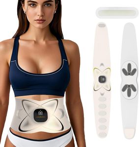 EMS Waist Massager Heated Waist Belt Electric Waist Care Device Portable Home Massage Equipment - Product Image 1