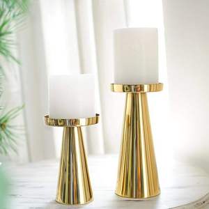 Luxury Metal <b>Tealight</b> <b>Candle</b> Holder Decorative Home <b>Candle</b> Stand for Wedding Party Dining Table Event Interior Decor At Low Rate - Product Image 3