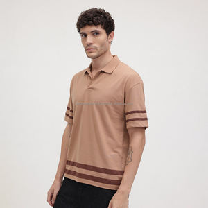 Chemises polo à manches longues pour hommes, en coton mélangé polyester de haute qualité, personnalisées en gros, de la marque Nardon Apparel - Product Image 3
