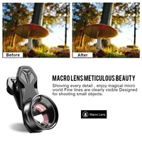 Lensa Kamera Ponsel Super Makro 4K HD 100MM dengan Resolusi Tinggi untuk Smartphone HB100MM