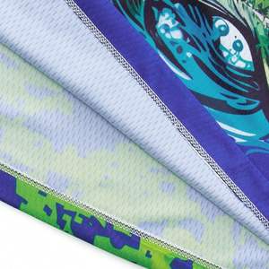 เสื้อเจอร์ซีย์ตกปลาผ้าโพลีเอสเตอร์ตาข่าย UPF 50 ระบายอากาศ ซับเหงื่อ ผลิตตามสั่ง MOQ ต่ำ รับสกรีนลายแบบ Sublimation แขนยาว สำหรับทีมแข่งขัน - Product Image 4