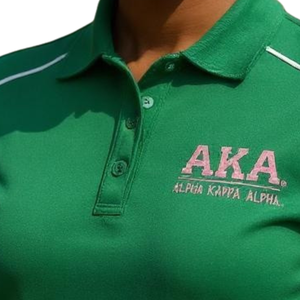 Polo AKA Legend, Color Verde Kelly, Manga Corta, Cuello Camisero, para Golf, Personalizado con Bordado AKA Apparel - Product Image 5