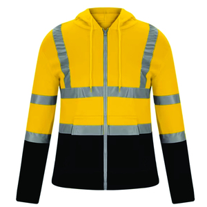 Veste de travail réfléchissante haute visibilité, vêtements de sécurité pour les travaux industriels, la construction et les équipes routières - Product Image 2