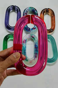 Handmade Decorative Resin Link Chain for Home Wall Decor Curtain <b>Tieback</b> and Hanging Accessories - Product Image 2