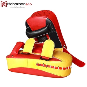 High Quality Customized Curve Pads Muay Thai Kick Boxing MMA Mitts Foot Target Durable Kick Pads - Product Image 3