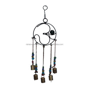 แขวนผนังตกแต่งกระดิ่งลมพร้อมลูกปัดและระฆังสำหรับลานระเบียงบ้านในราคาตลาดจากผู้ค้าส่ง - Product Image 1