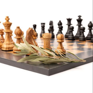 Juego de Ajedrez de Madera Pulida Personalizado al por Mayor, de Lujo y Práctico, Ecológico, Tablero Plegable de Gran Tamaño para Niños - Product Image 1