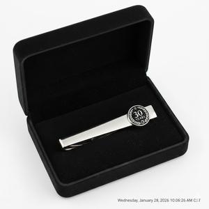 bulk custom logo 30 years best value employee tie clip <b>men</b> with box - Product Image 6