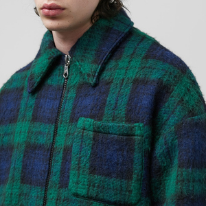 Custom Bulk <b>Mens</b> High Quality Brushed Cotton Plaid Hooded <b>Flannel</b> Streetwear Winter <b>Jacket</b> Eco-Friendly Heavyweight Thermal - Product Image 6