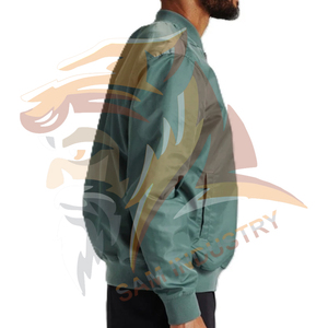 Factory Made Best Quality Men Satin <b>Jackets</b> In Low MOQ New Design Men Satin <b>Jackets</b> with Custom Logo And Design - Product Image 3