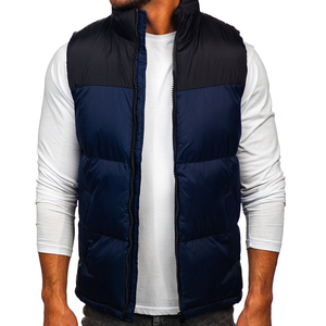 2026 Latest Wholesale High Quality Custom Made Mens Lightweight <b>Waterproof</b> PU Leather Puffer Vest Winter Sleeveless Waistcoat - Product Image 6
