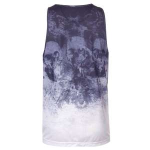 Débardeur tricoté professionnel personnalisé pour homme, idéal pour la musculation, la gym, le fitness et les entraînements, avec impression chinoise par transfert thermique. - Product Image 2