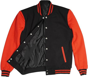 Customized Newest Design Unisex Formal Canvas Varsity <b>Jacket</b> <b>Waterproof</b> Windproof High Quality Durable Sale Custom Color & Logo - Product Image 5