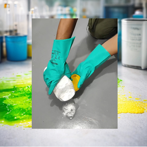 Absorbeur et neutralisant d'acides industriels 4L – Poudre neutralisante rapide pour déversements chimiques, pour le nettoyage de liquides dangereux, OEM Bul - Product Image 4