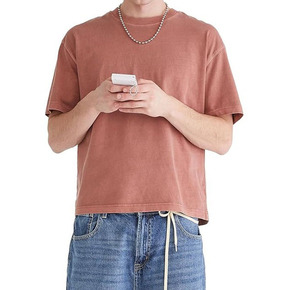 เสื้อยืดทรงบ็อกซี่ผู้ชายรุ่นยอดนิยมปี 2026 ทรงปกติ ผ้าฝ้าย 100% สวมใส่สบาย ระบายอากาศได้ดี แห้งเร็ว เป็นมิตรกับสิ่งแวดล้อม เนื้อผ้านุ่ม ใส่ได้ทุกวัน สไตล์สตรีทแวร์ สำหรับฤดูร้อน - Product Image 5