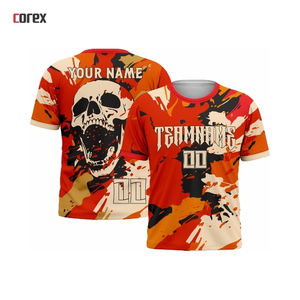 เสื้อเจอร์ซีย์คอกลมแบบสวม ทีมมืออาชีพ ผ้าพรีเมียม ทอแบบถัก แขนสั้น สำหรับงานพิธีการ  แบบซับลิเมชั่น - Product Image 3