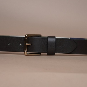 Cinturón de Cuero Personalizable para Equitación y Polo, con Hebilla de Pin para Hombre, Cuero de Primera Calidad, Bordado, Cinturón Deportivo, Accesorios para Montar a Caballo - Product Image 3