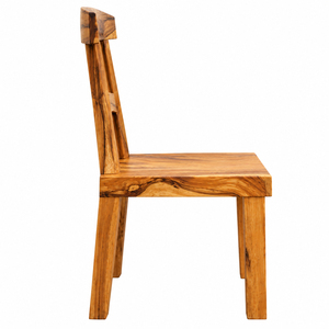 Suar Wood <b>Natural</b> Grain Contemporary Wholesale Tavero Suar Wood <b>Dining</b> <b>Chair</b> with Angled Legs for Modern <b>Dining</b> Room Projects EU - Product Image 1