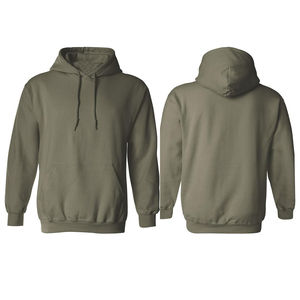 Sweat à capuche zippé pour homme, coupe classique, couleur unie, style décontracté hiver, poche kangourou, design personnalisé, polaire de haute qualité, écologique - Product Image 6