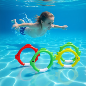 Anillos de juego acuáticos Intex de 9 cm, 4 colores, juguete para piscina para niños - Product Image 3