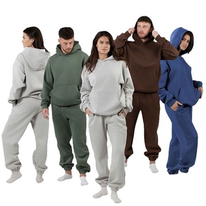 Sudadera con Capucha de Manga Larga, Ajustada, con Hombros Caídos, Unisex, Estampada, 100% Algodón, Informal, Transpirable y Gruesa, al por Mayor - Product Image 1