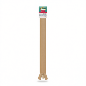 Cerniera invisibile Ilan color crema 25 cm per cucito e artigianato - Product Image 1