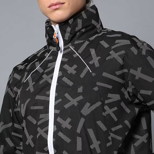Veste de randonnée réversible chauffante à capuche pour homme, en toile, bleue, avec fermeture éclair, coupe-vent, style décontracté, pour l'hiver, style urbain - Product Image 6