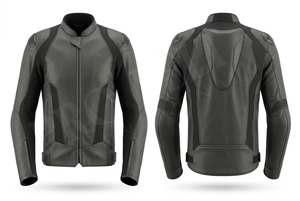 เสื้อแจ็คเก็ตมอเตอร์ไซค์หนังแท้คุณภาพสูง ดีไซน์ลายจุด ระบายอากาศได้ดี มีสไตล์ สวมใส่สบาย ป้องกันการกระแทก เหมาะสำหรับการขับขี่ - Product Image 4