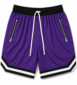 Shorts de basket-ball verts personnalisés pour hommes, shorts d'entraînement en mesh respirant, uniforme d'équipe, vêtements de sport - Product Image 2
