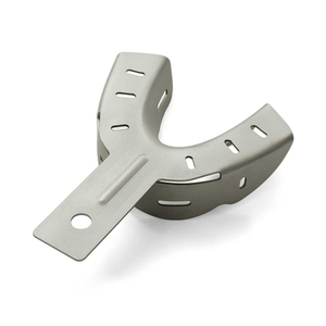 Plateaux d'empreinte dentaire manuels en acier inoxydable - Instruments dentaires certifiés de haute qualité - Garantie 1 an - Product Image 3