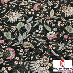 Tissu en polyester brodé doux et élégant pour vêtements, artisanat, mode, textile, fabrication sur mesure OEM ODM - Product Image 1
