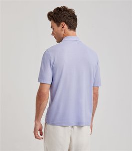 Camiseta de Golf Ajustada con Bordado, 100% Algodón, Secado Rápido, Logotipo Frontal, Manga Corta - Product Image 5