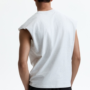 Camiseta Deportiva Casual Ligera y Transpirable de Algodón 100% Ecológico para Hombre, con Cuello Redondo, para Verano - Product Image 5