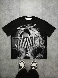 Camiseta Corta para Hombre, de Algodón 100%, Corte Cuadrado, Personalizable con Logotipo, para Impresión - Product Image 5