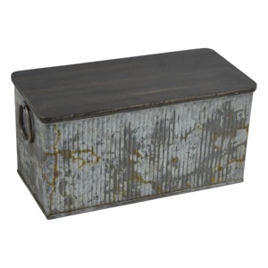 Antique Design Food Basket With Galvanized Finishing Design Food Container Best for Home Decors Design Food Box Bread Container - Product Image 3