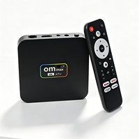 TV Box Android 9.0 2026, Reproductor Multimedia Ultra HD 4K, OM MAX 5G WiFi 5G BT4.0 Amlogic S905L2 Quad Core, Venta al Por Mayor de Fábrica