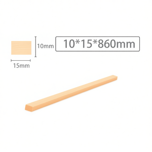 Listello di legno Ilan 10x15x860mm per artigianato e progetti fai da te - Product Image 2