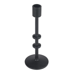 Home Decoration Durable Metal Design Black Iron Candlestick Holder With Red <b>Candles</b> tabletop - Product Image 5