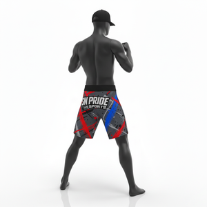 Pantalones Cortos de MMA/Karate Totalmente Personalizados, Ligeros, con Panel Elástico en la Entrepierna, de Secado Rápido, Transpirables, Unisex para Adultos - Product Image 5