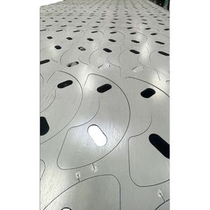 Fabrication de tôles en aluminium de précision sur mesure par découpe laser CNC du fabricant, faible MOQ, nouvel emballage personnalisé perforé - Product Image 1