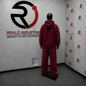 Maroon Hooded Tracksuit Full Zipper Front Character Print Cotton Casual Loose Fit Autumn Wear Adults Casual Athletic Outfit <b>Sale</b> - Product Image 4