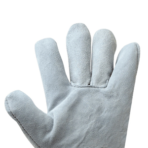 Gants de travail en cuir en promotion, vente en gros, gants de sécurité en cuir de vachette pleine fleur, robustes, avec dos en toile, fabricant en gros - Product Image 3