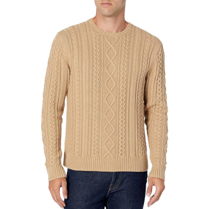 <b>Men</b> Oversized Knit Sweater Relaxed Fit Soft Warm <b>Long</b> Sleeve Casual Street Style Daily Wear Custom Manufacturing OEM ODM - Product Image 1