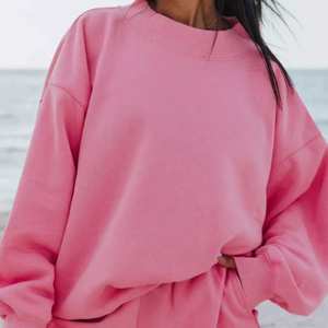 Sudadera de Invierno con Cuello Alto y Bordado 3D Personalizado para Mujer, 100% Algodón, Forro Polar Ligero, Estilo Holgado, Ropa Urbana - Product Image 3