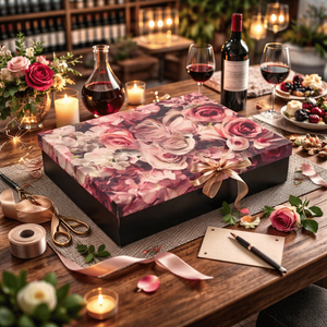 Caja de Regalo de Papel Kraft Corrugado Ecológica Hecha a Mano | Empaque Laminado Mate con Recubrimiento UV y Forro de Esponja para Carteras de Cuero - Product Image 3