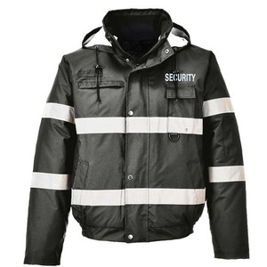 Mens Reflective Safety Jacket High Visibility Workwear Outerwear With Multiple <b>Utility</b> Pockets For Outdoor Job Activities - Product Image 5