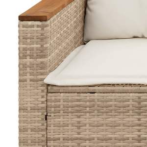 Conjunto de Sofás de Jardín en Beige y Marrón - Product Image 5