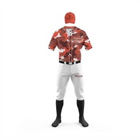 Uniformes de baseball sublimés en gros, polyester, vêtements de softball pour hommes, maillot et pantalon de baseball pour équipe, ensemble complet pour les jeunes